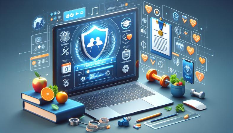 Cursos Online com Certificado: Acelere seu desenvolvimento profissional com a Educafit - imagem gerada por IA