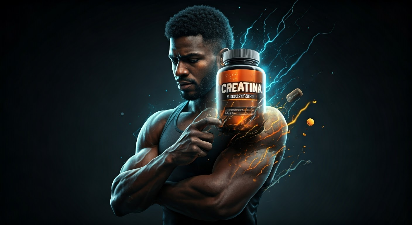 O que é Creatina? Benefícios, Uso e Efeitos para Atletas - Educafit - imagem gerada por IA